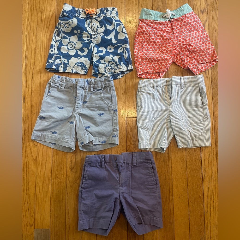 Assortment of crewcuts/gap swim trunks/shorts
